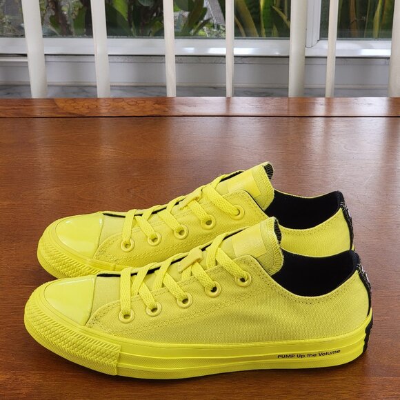 Converse X OPI CTAS Ox Canvas 165660C Zinc Yellow  Size 7NWB - Picture 5 of 10